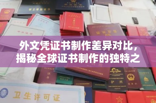 白河外文凭证书制作差异对比，揭秘全球证书制作的独特之处