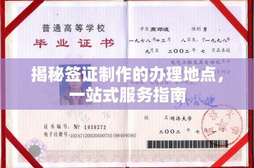 白河揭秘签证制作的办理地点，一站式服务指南