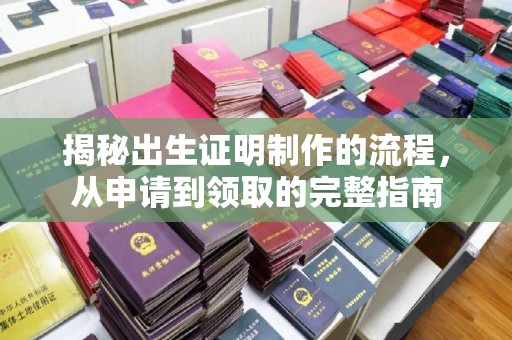 白河揭秘出生证明制作的流程，从申请到领取的完整指南